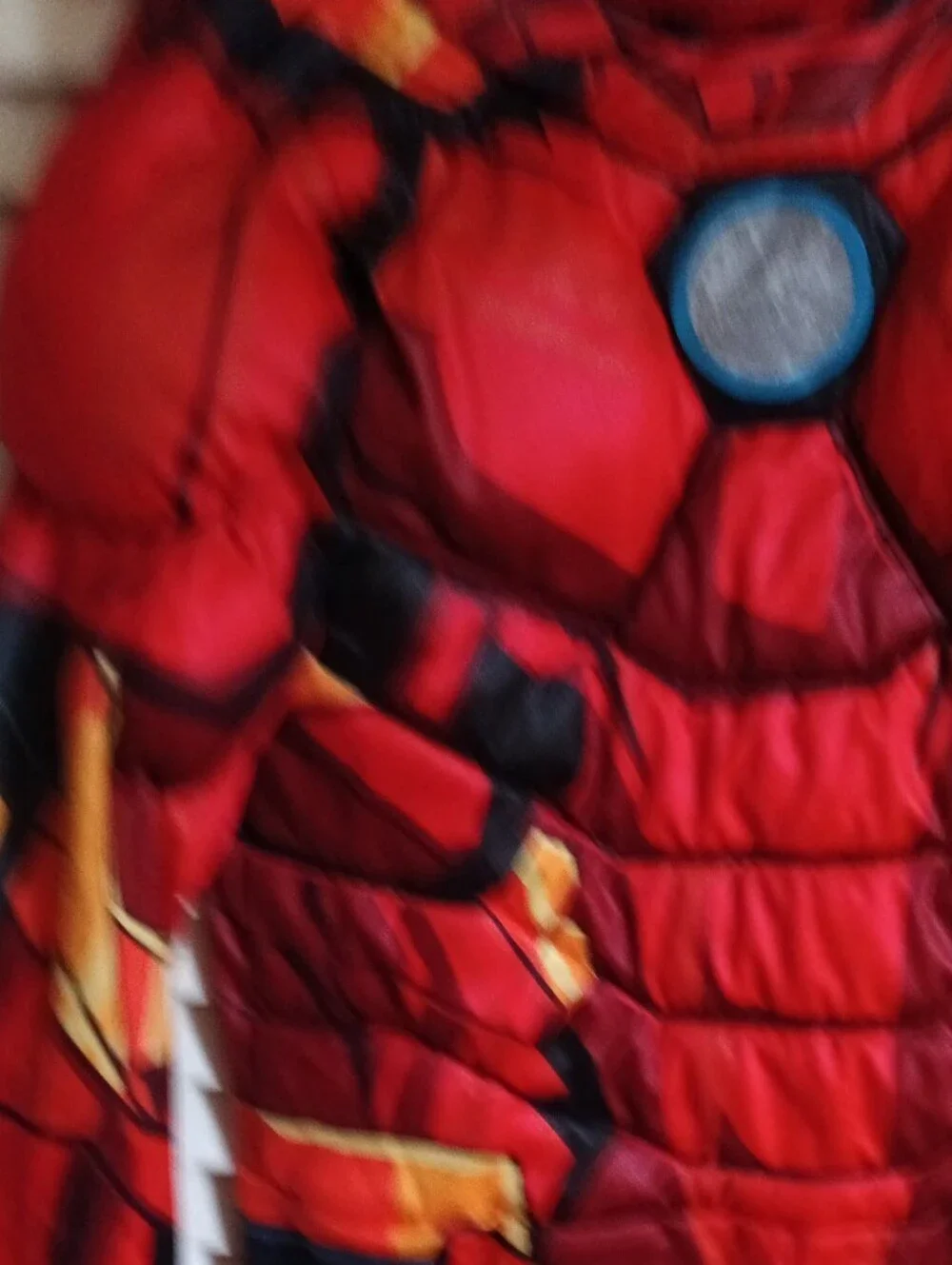 Marvel Red and Gold Iron Man Muscle Costume